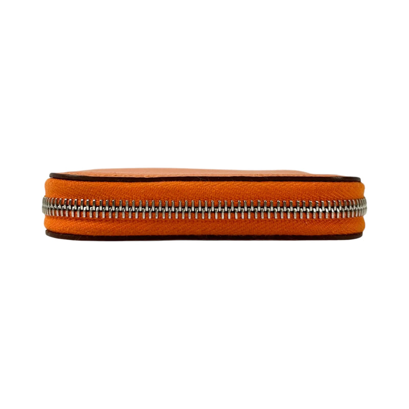 Hermès Azap Silk’in Coin Case Compact Wallet - Orange