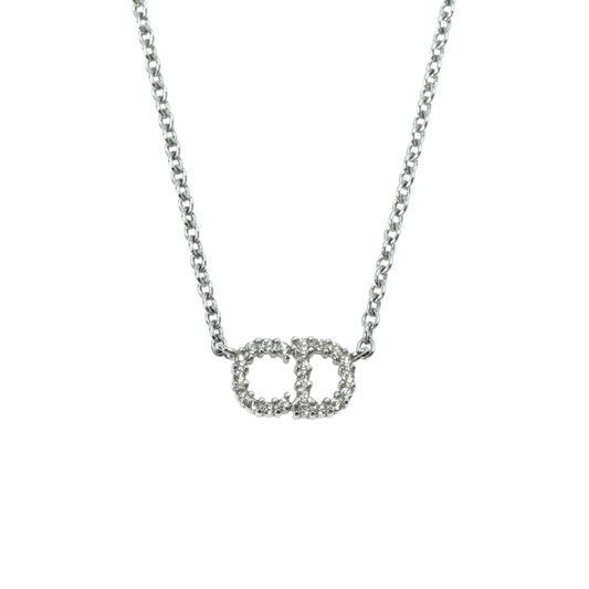 Dior Clair D Lune Rhinestone Necklace - Metal