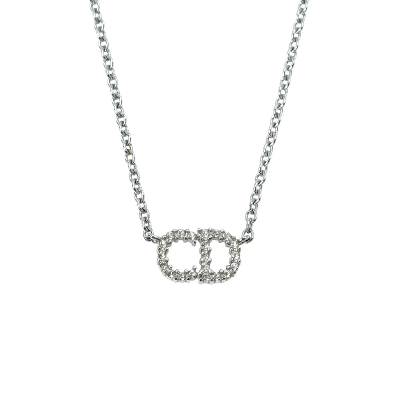 Dior Clair D Lune Rhinestone Necklace - Metal