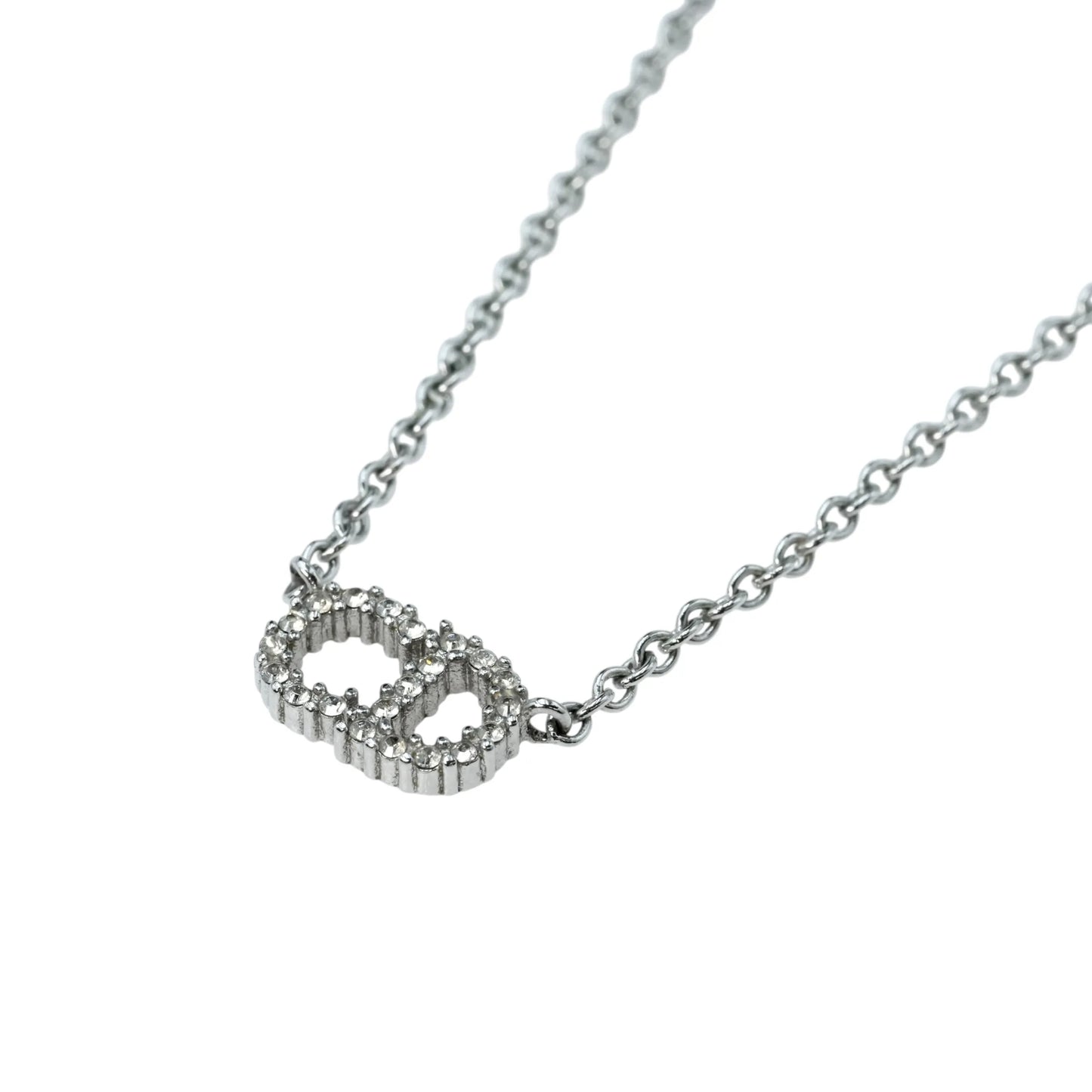 Dior Clair D Lune Rhinestone Necklace - Metal