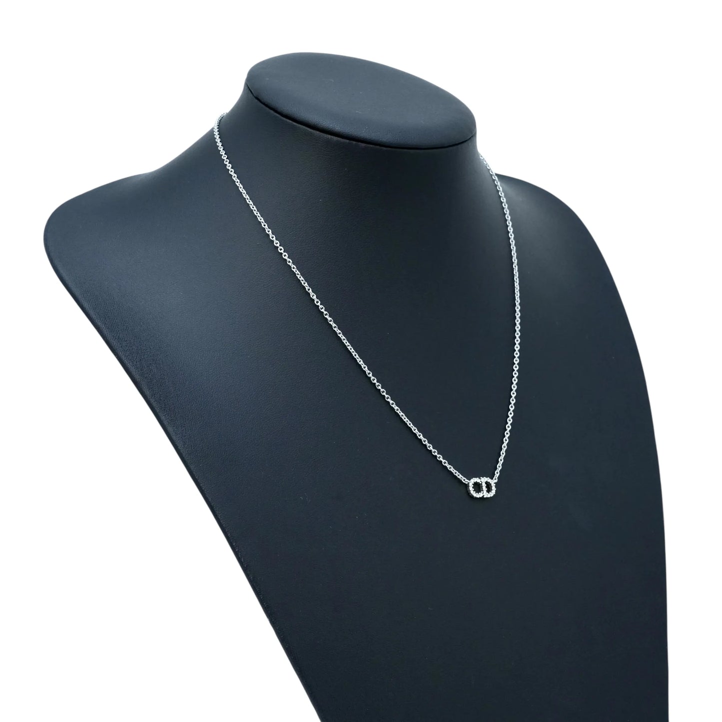 Dior Clair D Lune Rhinestone Necklace - Metal
