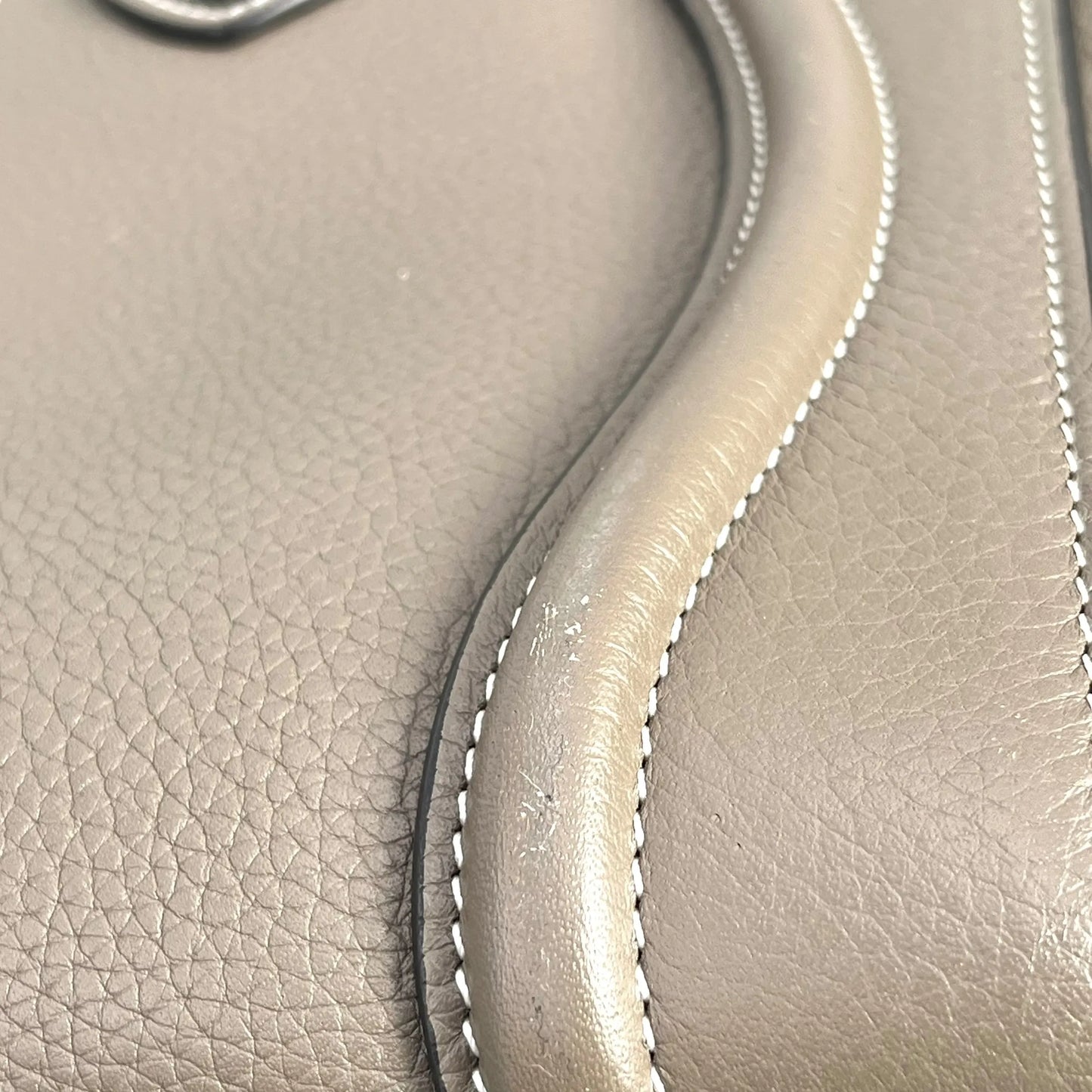 CELINE Luggage Micro Hand Bag Tote Bag - Beige
