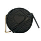 GUCCI GG Marmont Mini Round Chain Shoulder Bag - Black