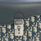 Dior Oblique Canvas × Leather Body Bag Shoulder Bag - Black
