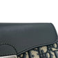 Dior Oblique Canvas × Leather Body Bag Shoulder Bag - Black