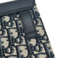 Dior Oblique Canvas × Leather Body Bag Shoulder Bag - Black