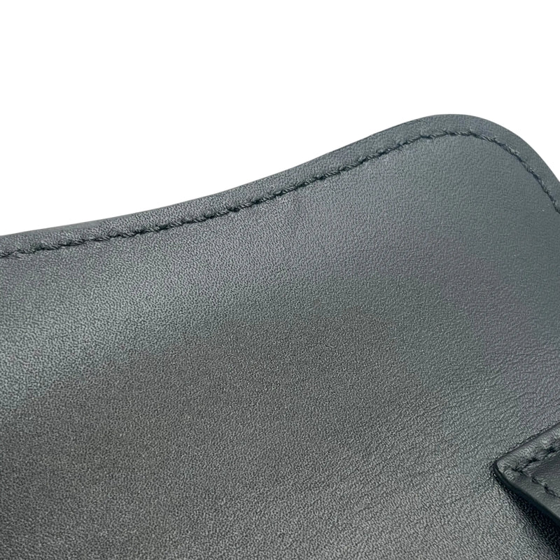 Dior Oblique Canvas × Leather Body Bag Shoulder Bag - Black