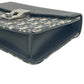 Dior Oblique Canvas × Leather Body Bag Shoulder Bag - Black