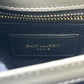 Saint Laurent Loulou Leather Shoulder Bag - Gray