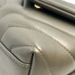 Saint Laurent Loulou Leather Shoulder Bag - Gray