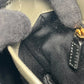 Saint Laurent Loulou Leather Shoulder Bag - Gray