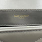 Saint Laurent Loulou Leather Shoulder Bag - Gray