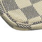 Louis Vuitton Damier Azur Mini Pochette Accessories Pouch - White