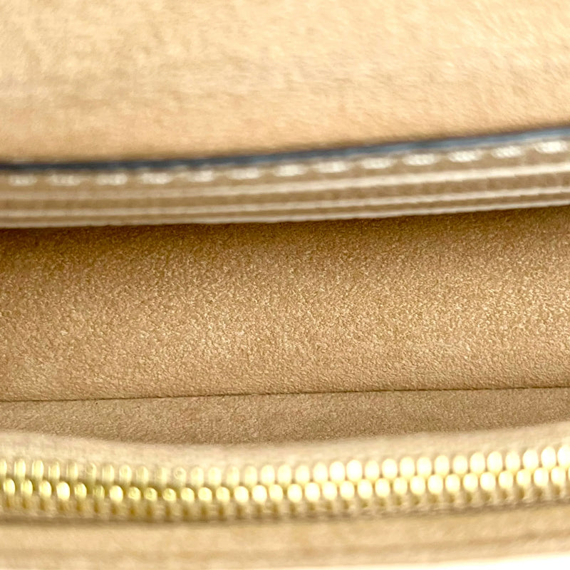 Louis Vuitton Monogram Empreinte Chain Wallet Shoulder Bag - Cream