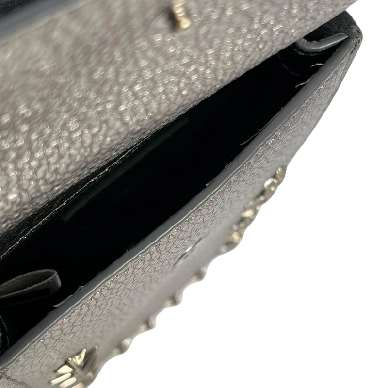 JIMMY CHOO Studs Phone Case Shoulder Bag - Silver