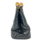 CHANEL Pearl Handle Leather Hand Bag - Black