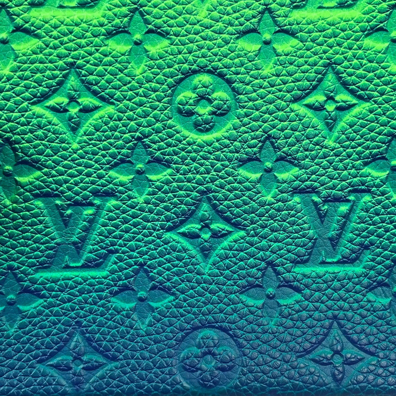 Louis Vuitton Sac Plat XS Taurillon Leather Hand Bag - Green × Blue
