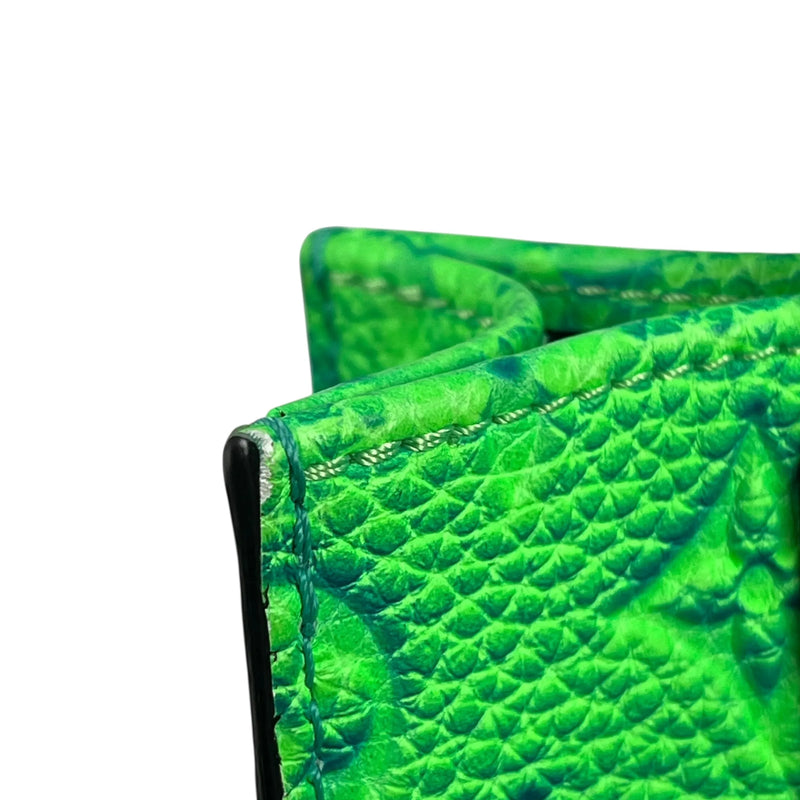 Louis Vuitton Sac Plat XS Taurillon Leather Hand Bag - Green × Blue