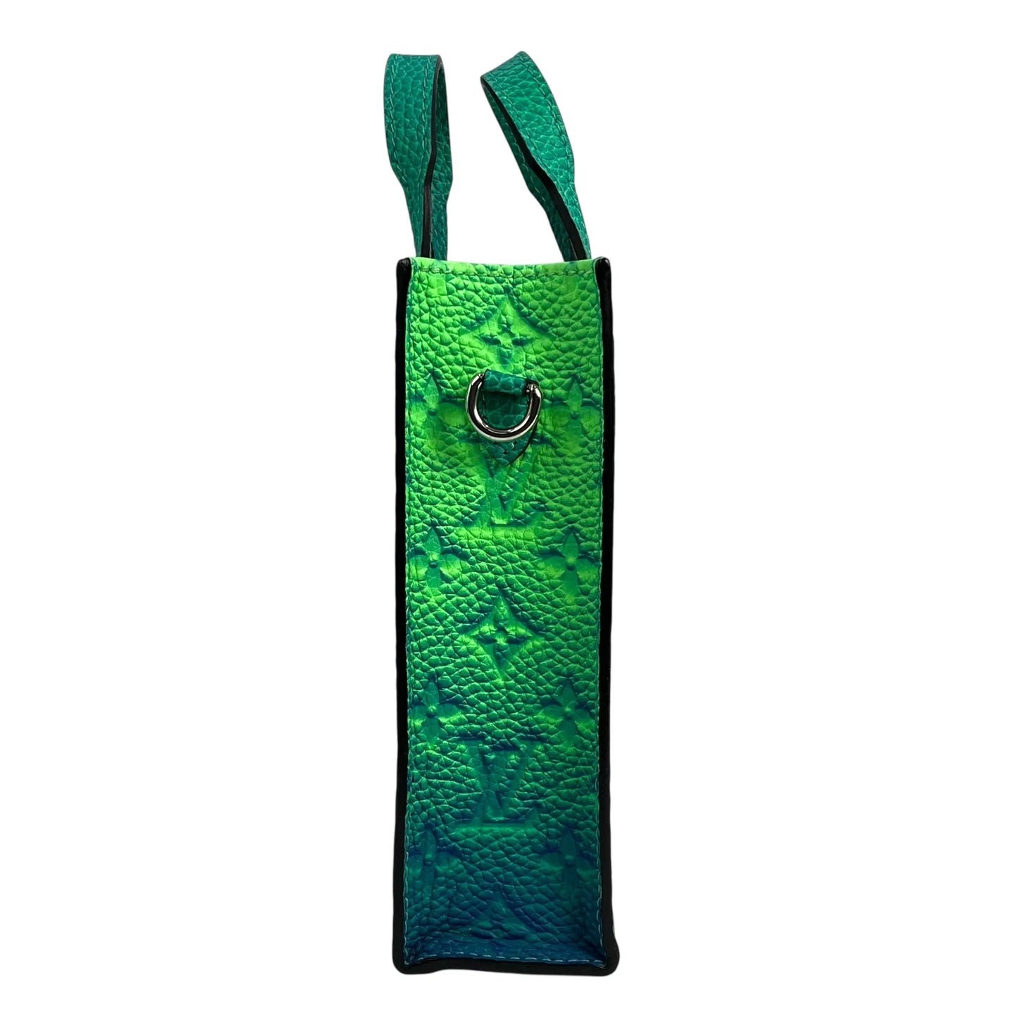 Louis Vuitton Sac Plat XS Taurillon Leather Hand Bag - Green × Blue