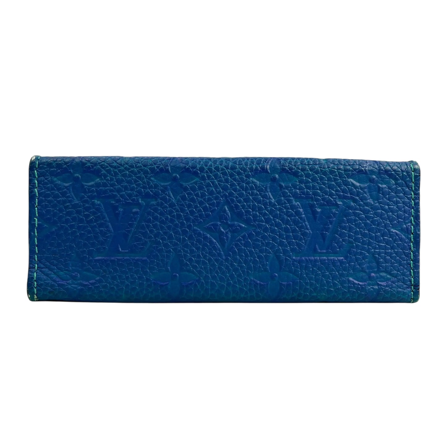 Louis Vuitton Sac Plat XS Taurillon Leather Hand Bag - Green × Blue