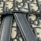 Dior Oblique Saddle Shoulder Bag - Navy 
