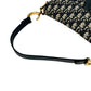 Dior Oblique Saddle Shoulder Bag - Navy 