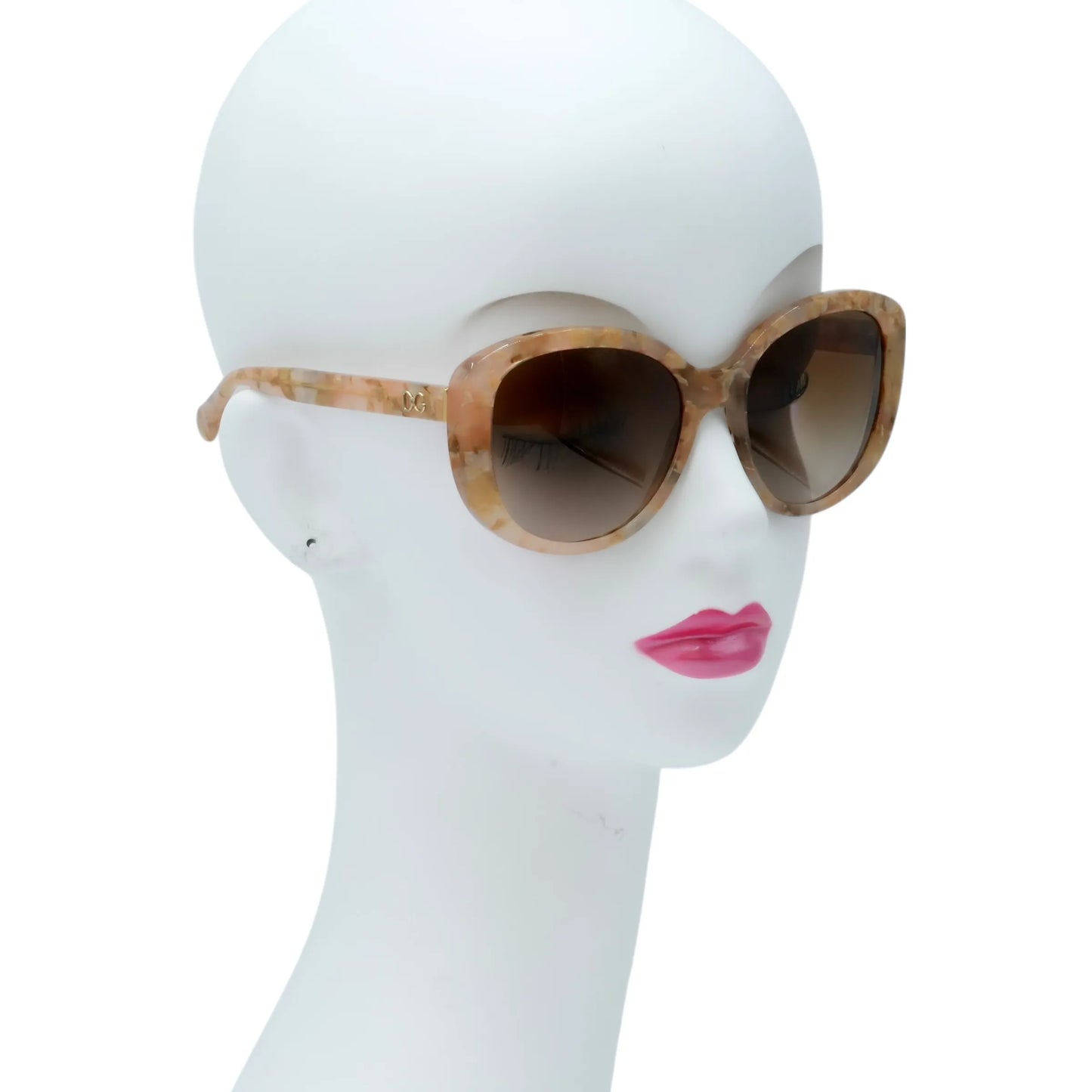 DOLCE＆GABBANA Beige Frame Sunglasses - Beige - 34065
