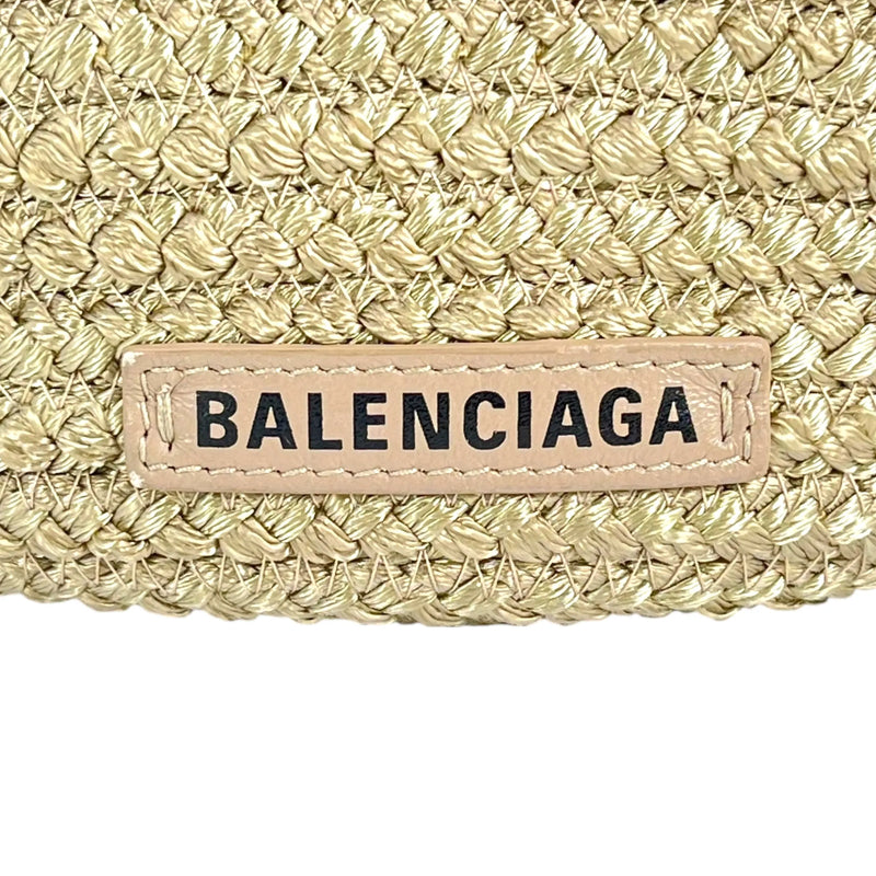 Balenciaga Ibiza Small Basket Hand Bag - Beige