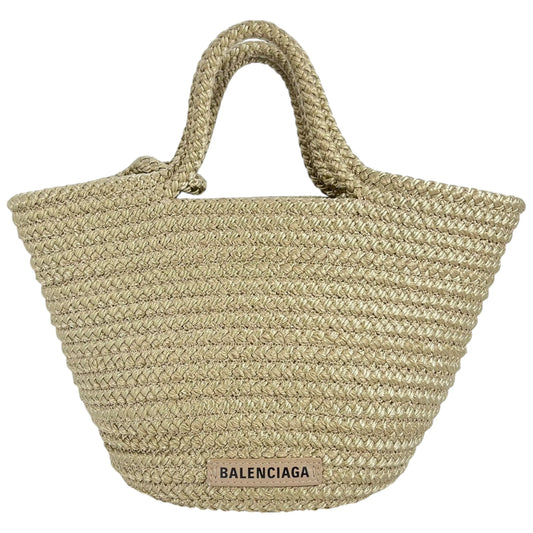 Balenciaga Ibiza Small Basket Hand Bag - Beige