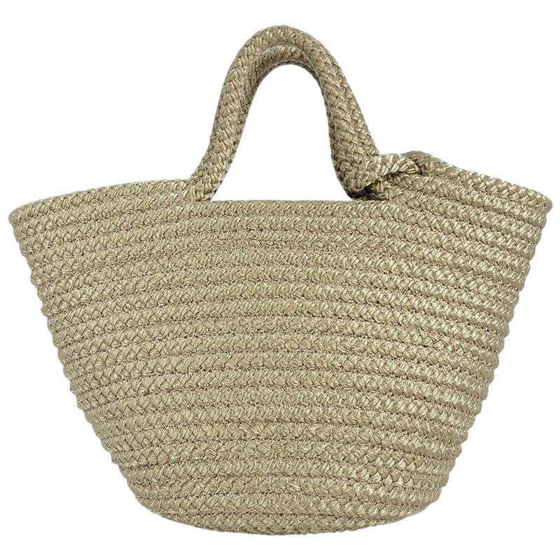 Balenciaga Ibiza Small Basket Hand Bag - Beige