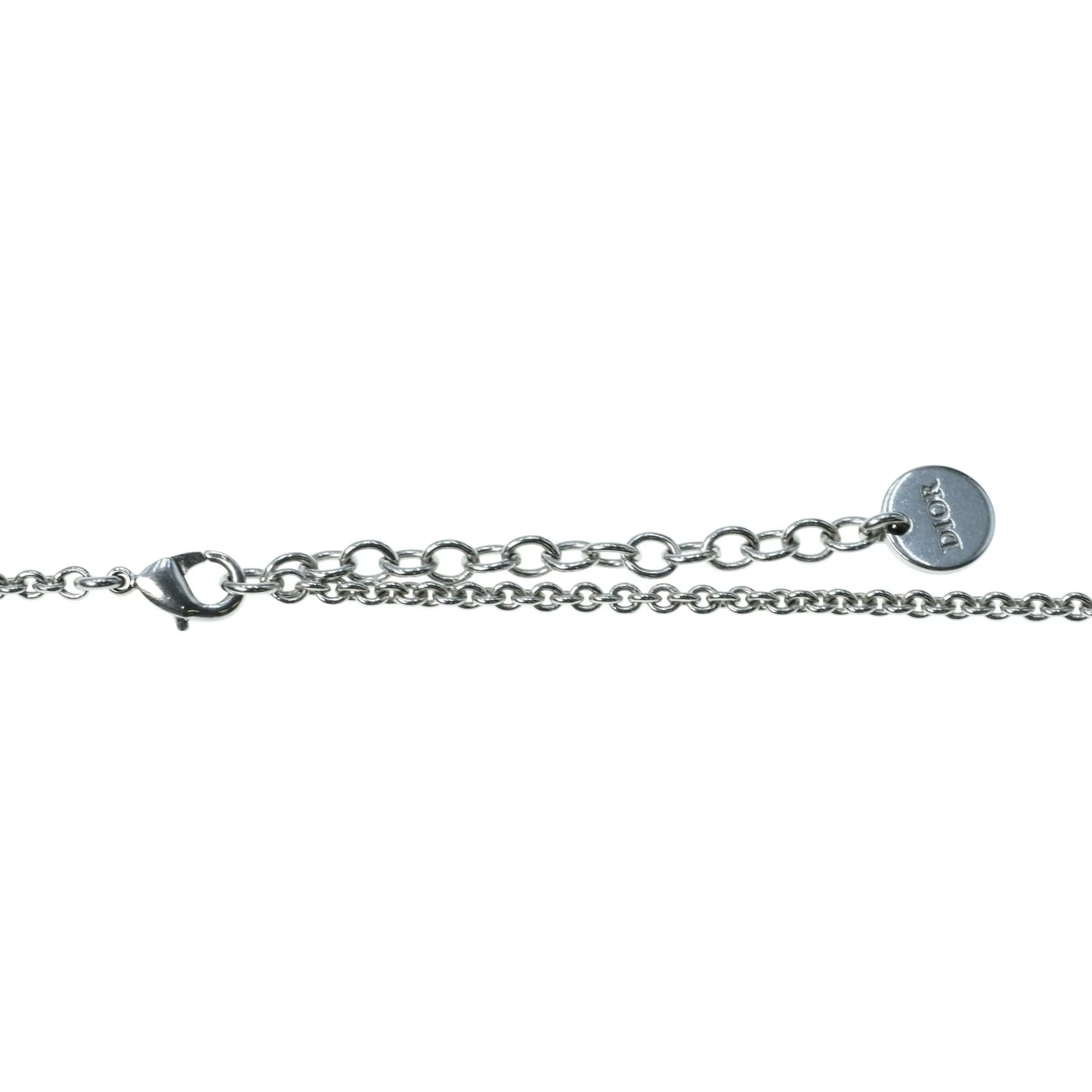 Dior Petit CD Rhinestone Necklace - Metal