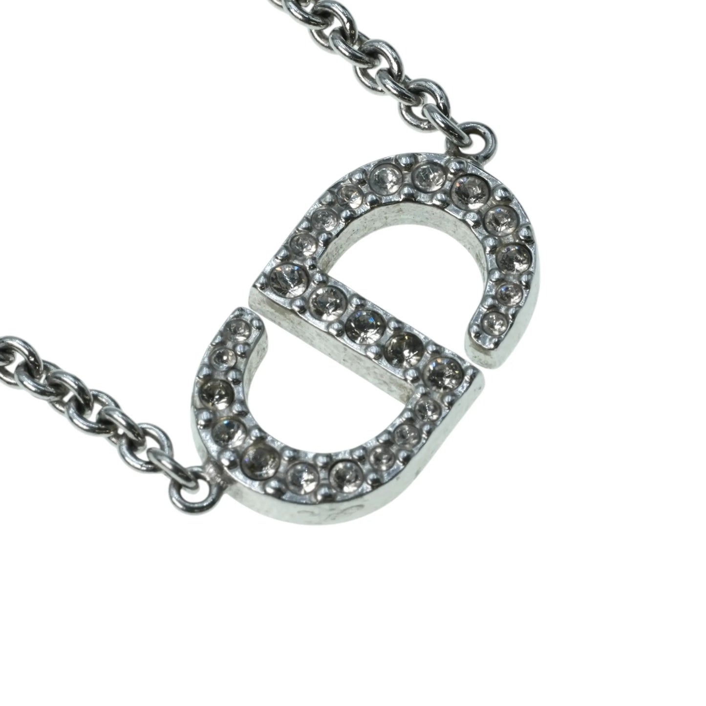 Dior Petit CD Rhinestone Necklace - Metal