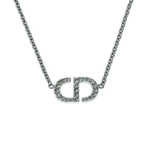 Dior Petit CD Rhinestone Necklace - Metal