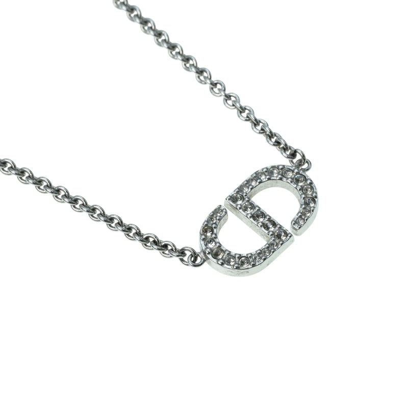 Dior Petit CD Rhinestone Necklace - Metal
