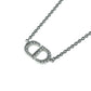 Dior Petit CD Rhinestone Necklace - Metal