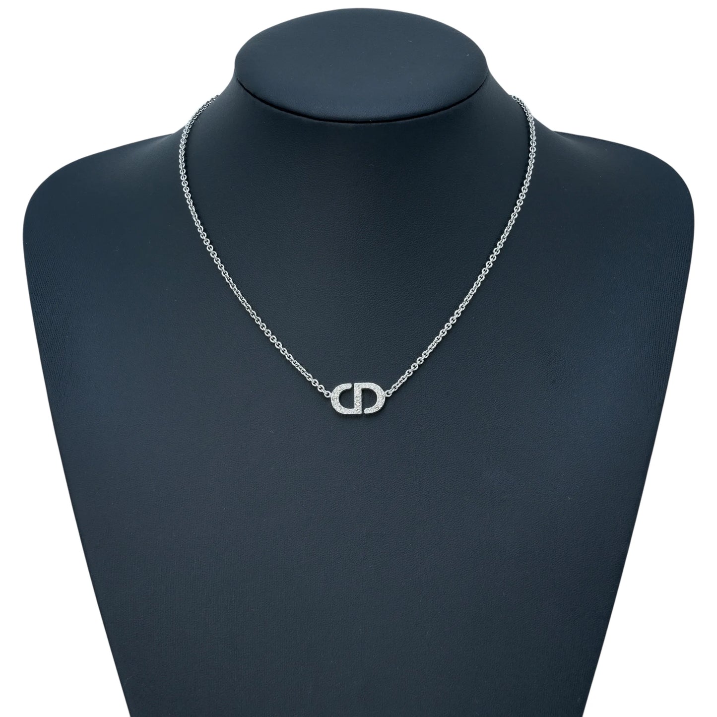 Dior Petit CD Rhinestone Necklace - Metal