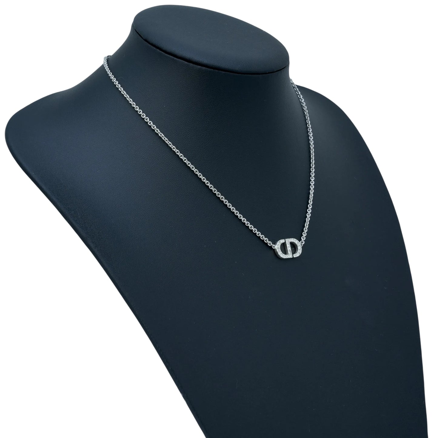 Dior Petit CD Rhinestone Necklace - Metal