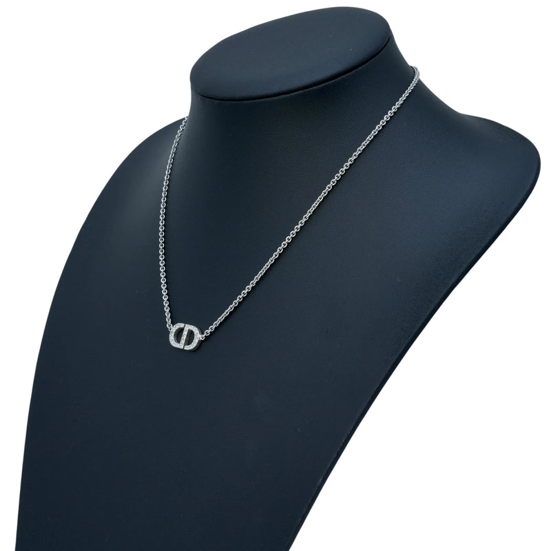 Dior Petit CD Rhinestone Necklace - Metal