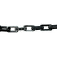 Louis Vuitton Monogram Chain Bracelet - Silver and Black 