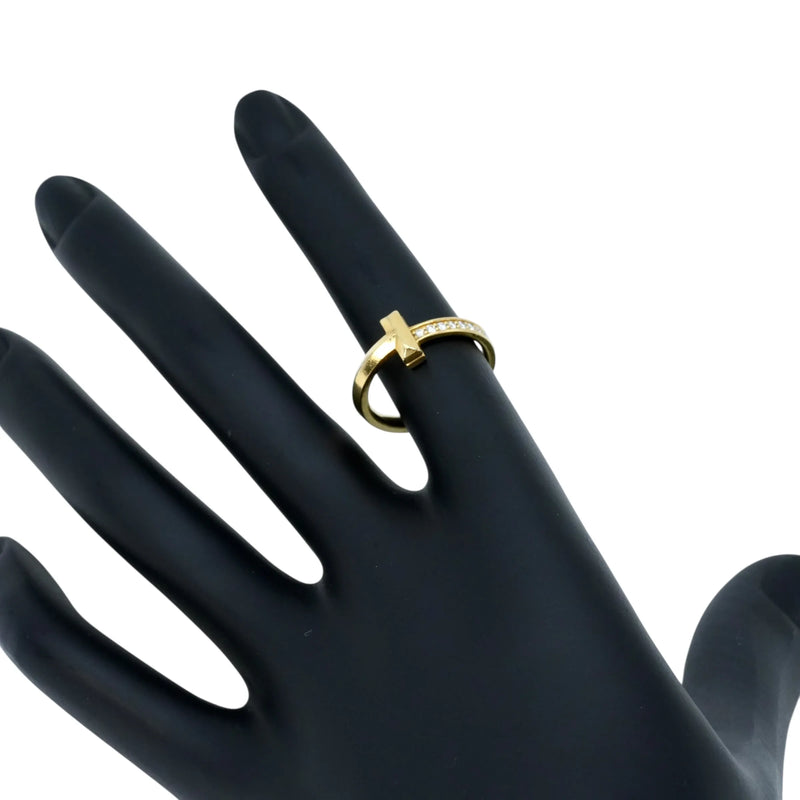 Tiffany T1 Narrow Diamond Ring Jewelry - 18KYG