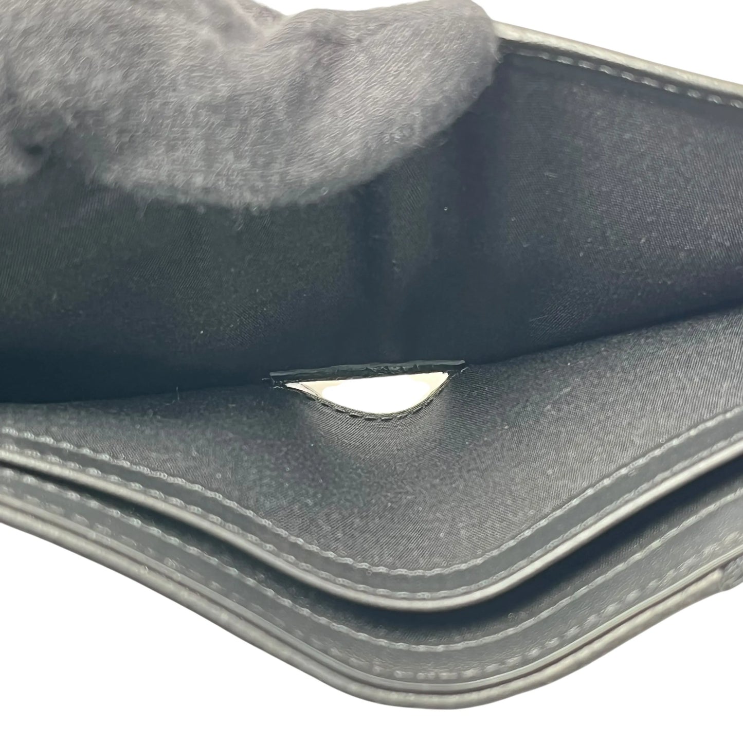 Dior Saddle Oblique Jacquard Calfskin Compact Wallet - Black 