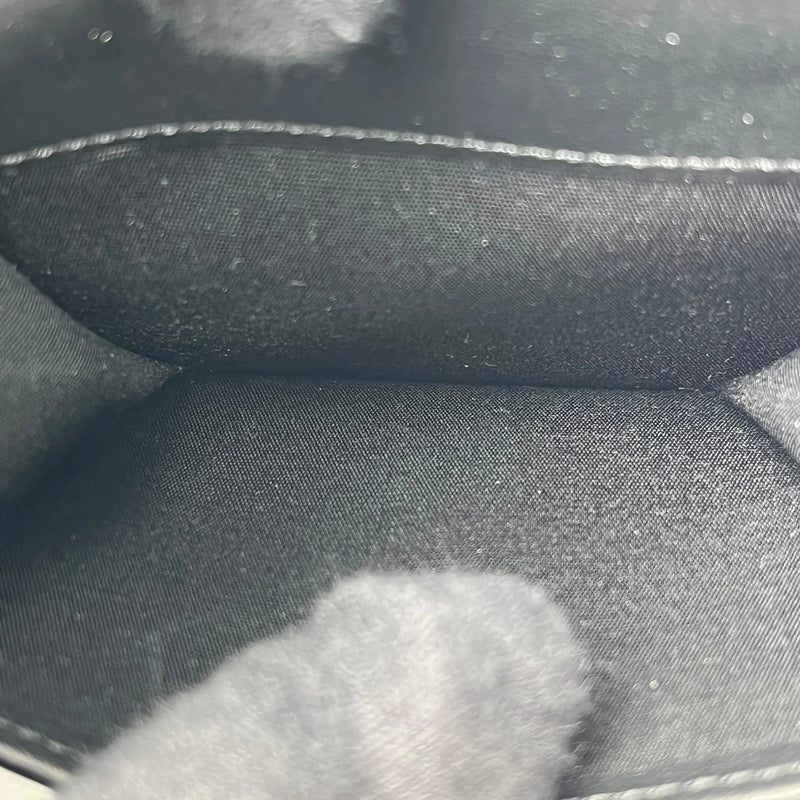 Dior Saddle Oblique Jacquard Calfskin Compact Wallet - Black 