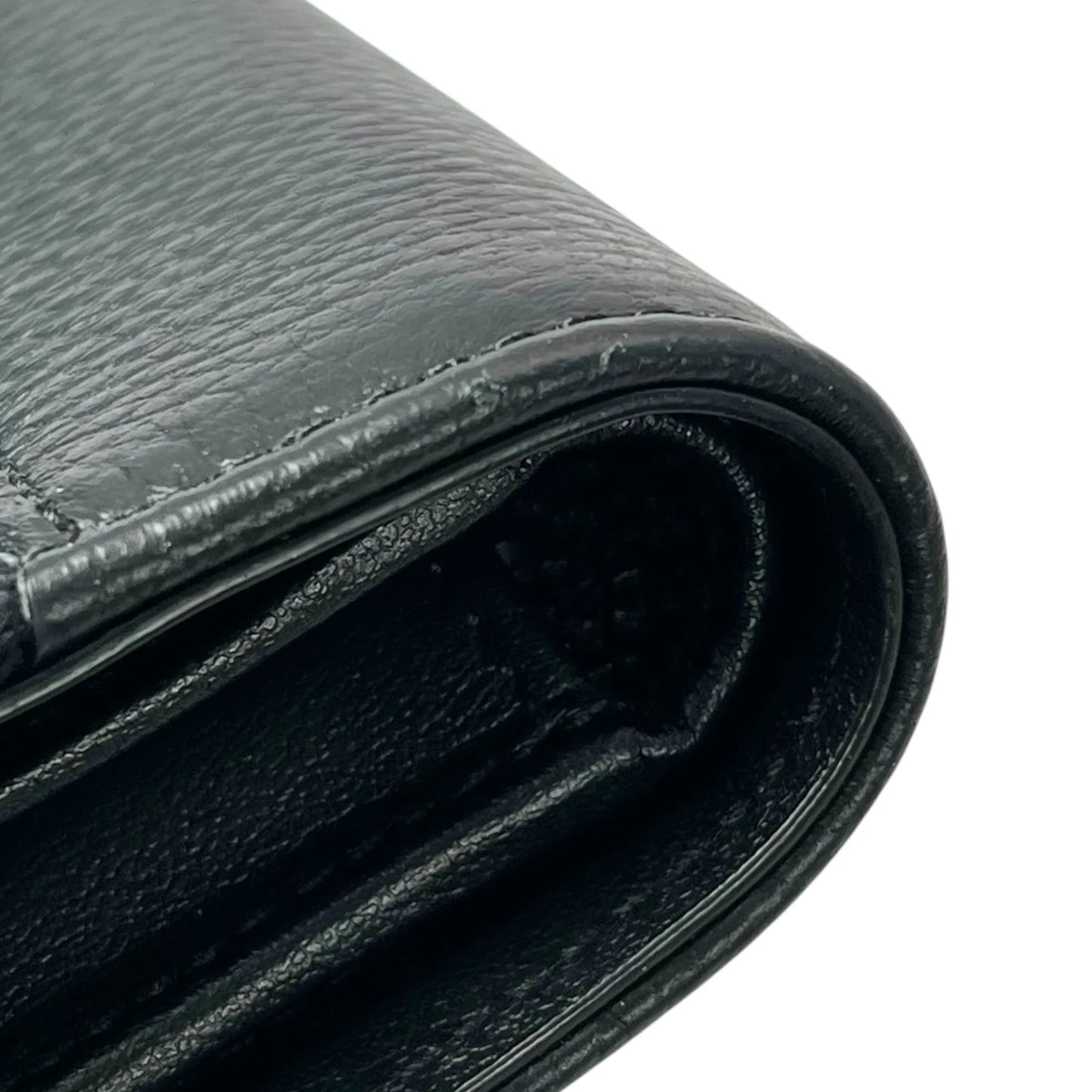 Dior Saddle Oblique Jacquard Calfskin Compact Wallet - Black 