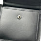 Dior Saddle Oblique Jacquard Calfskin Compact Wallet - Black 