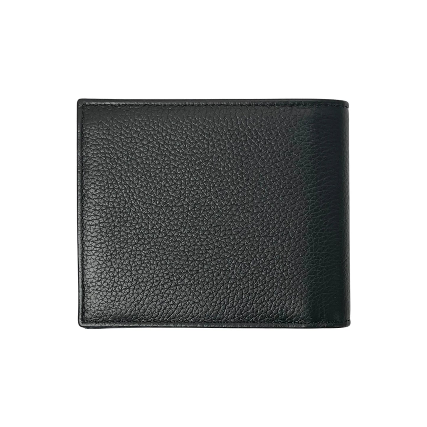 Dior Saddle Oblique Jacquard Calfskin Compact Wallet - Black 