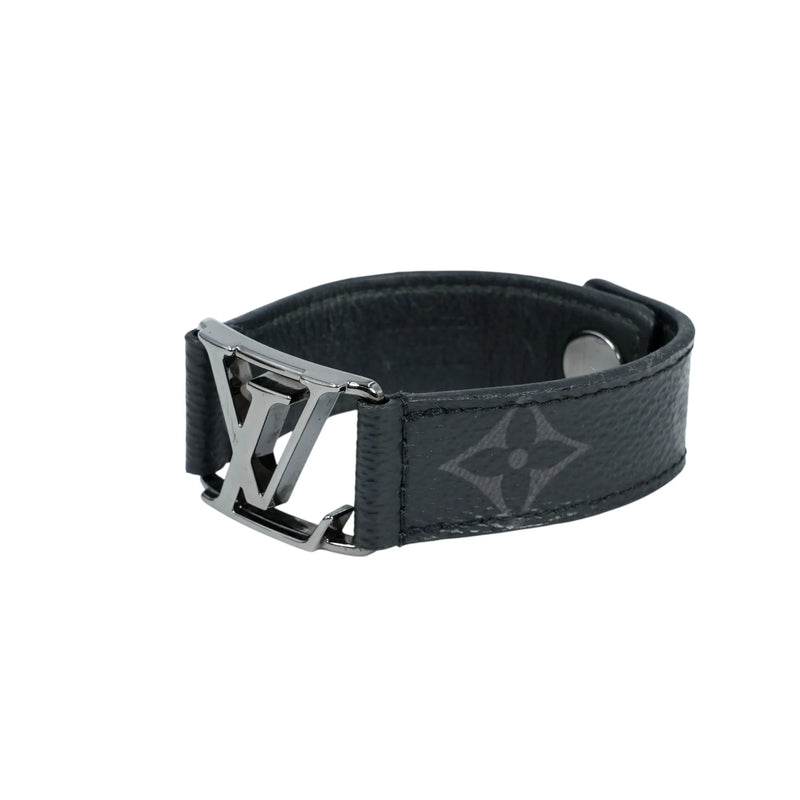 Louis Vuitton Monogram Eclipse Hockenheim Bracelet - Black - 34619