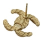 CHANEL CC Logo Earring A20C - Gold Plated