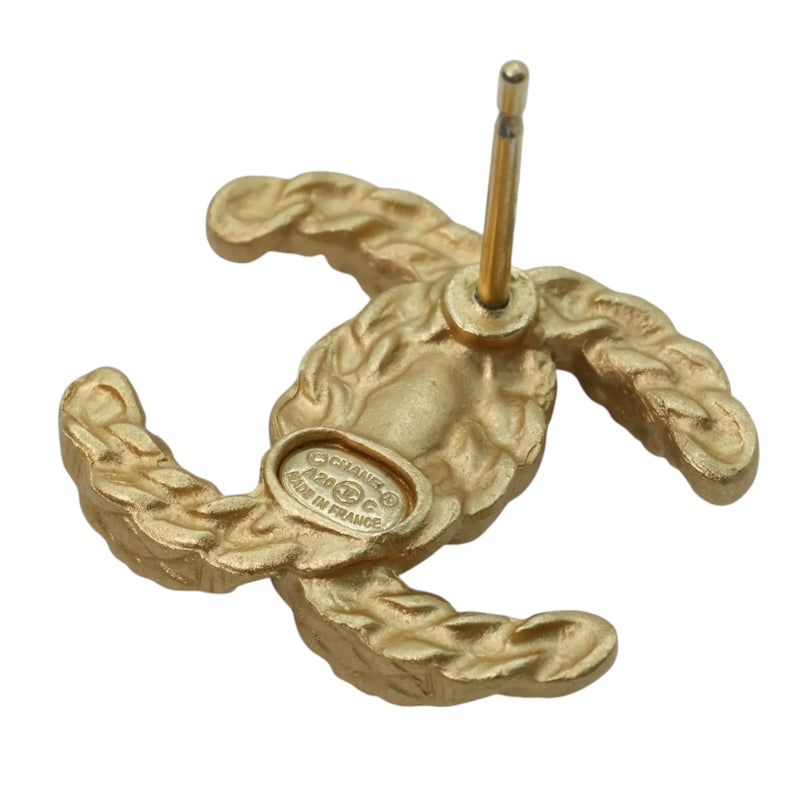 CHANEL CC Logo Earring A20C - Gold Plated