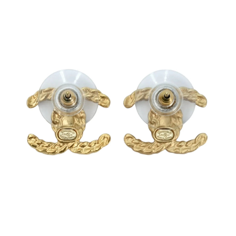 CHANEL CC Logo Earring A20C - Gold Plated