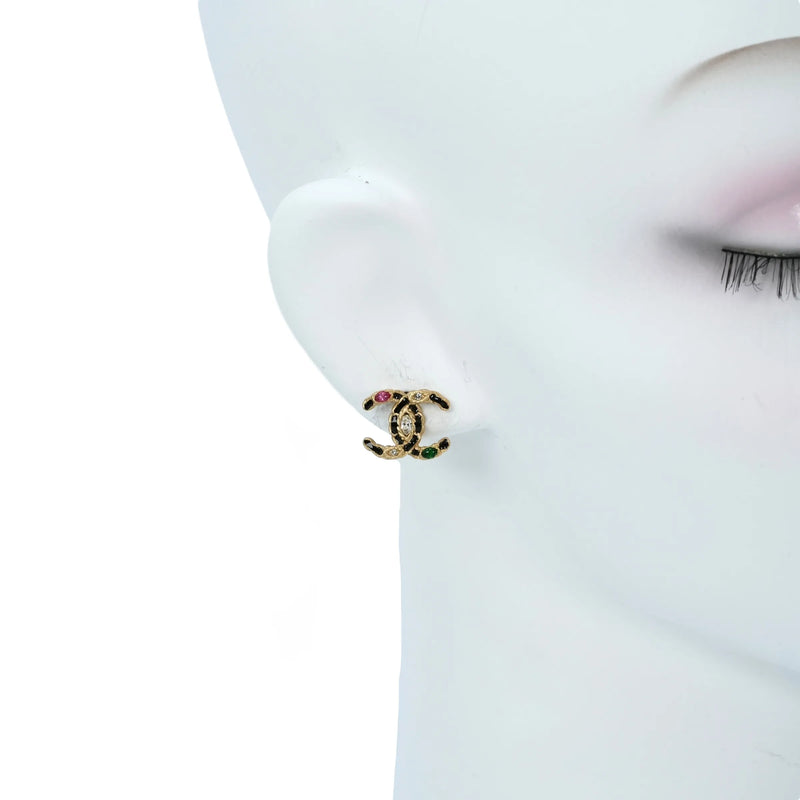 CHANEL CC Logo Earring A20C - Gold Plated
